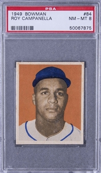1949 Bowman #84 Roy Campanella Rookie Card – PSA NM-MT 8